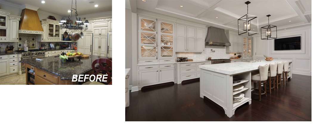 BOWA Design Build Remodeling Before and After - Kitchen Renovation in Great Falls