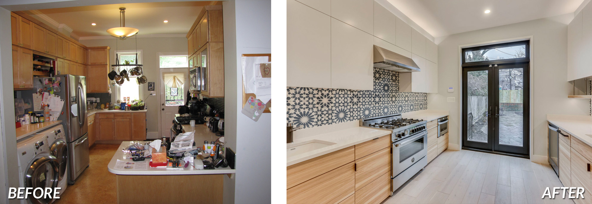 BOWA Design Design Build - DC Townhome Renovation Before & After