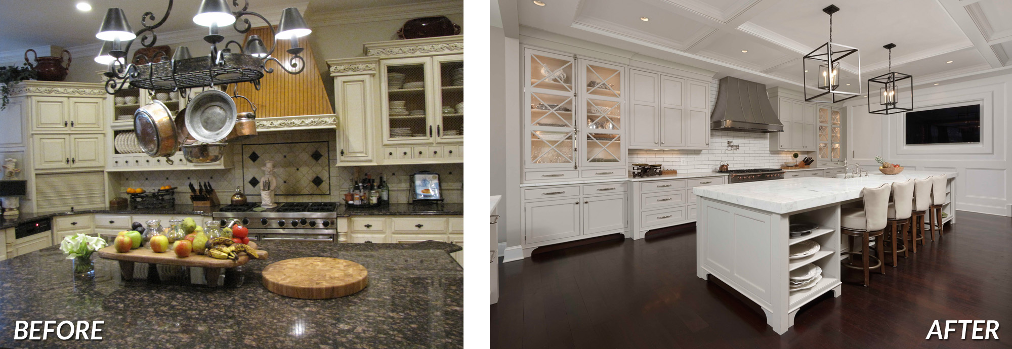 BOWA Design Design Build - Great Falls Virginia Kitchen Renovation Before & After
