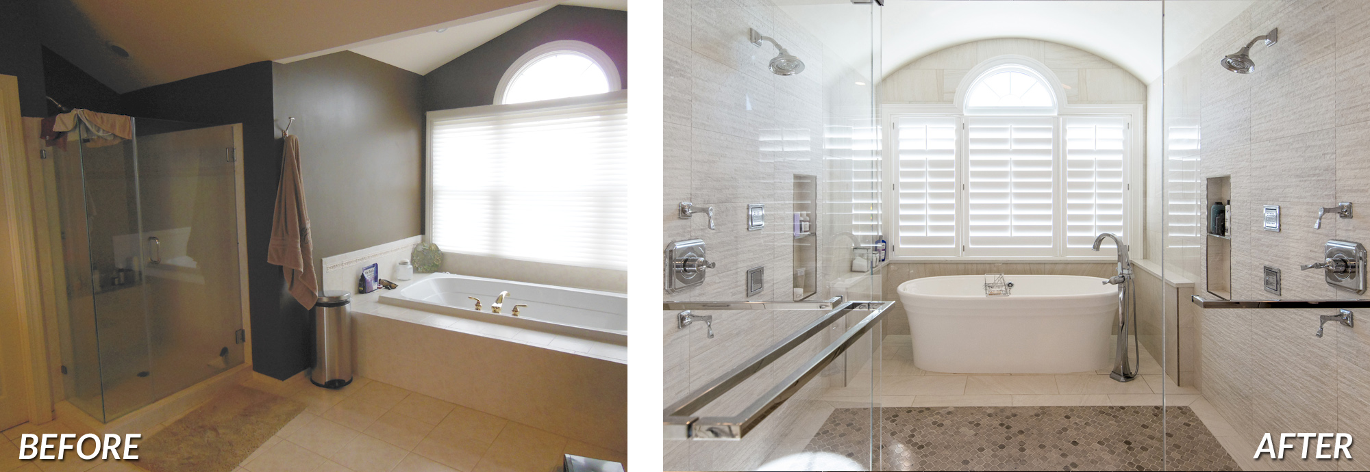 Leesburg Master Bath Renovation Before & After