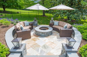 BOWA Outdoor Renovation - Firepit + Sitting Area