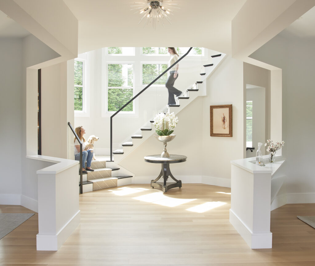 Family Entrance and Stairways - Luxury Design Build BOWA | Contemporary / Modern