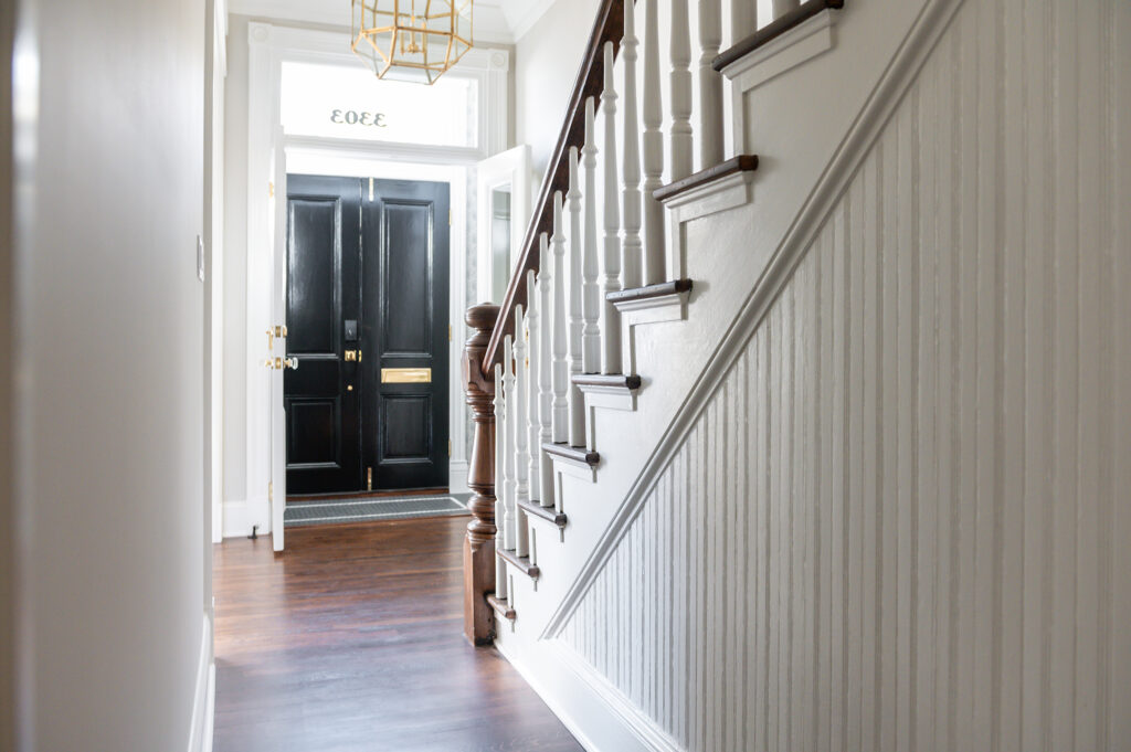 Historic Whole-House Renovation in Georgetown, DC | Family Foyers, Entryways & Stairs