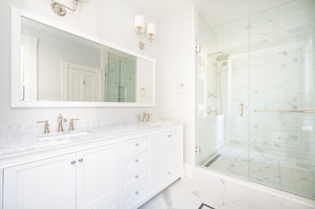 Historic Whole-House Renovation in Georgetown, DC | Primary Baths & Bathrooms