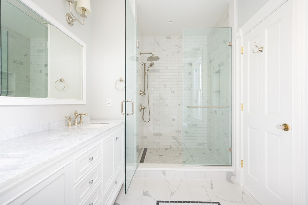 Historic Whole-House Renovation in Georgetown, DC | Primary Baths & Bathrooms