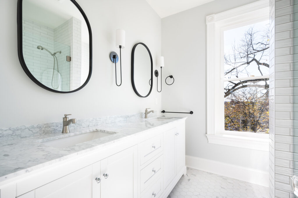 Historic Whole-House Renovation in Georgetown, DC | Primary Baths & Bathrooms