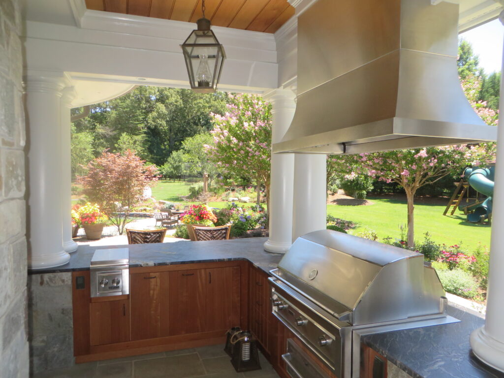 Outdoor Kitchen in Great Falls VA | Pools & Pool Houses