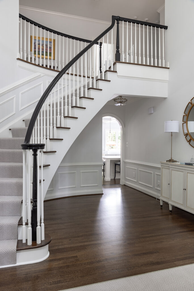 Luxury Kitchen Remodel and First Floor Renovation in McLean | Family Foyers, Entryways & Stairs